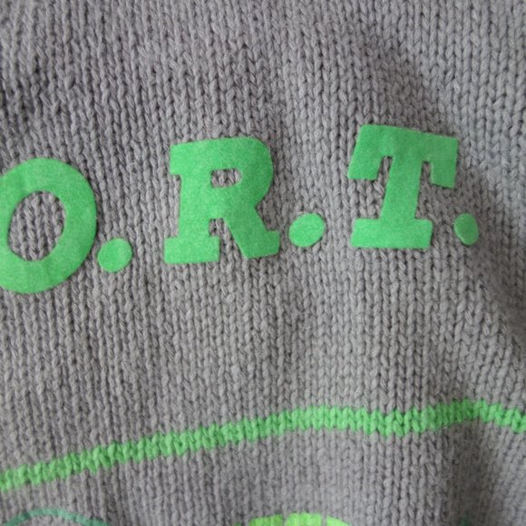 Diesel Official Dieseland Great Testdriver O.R.T. Zip Up Grey Sweater Size L - Picture 3 of 16